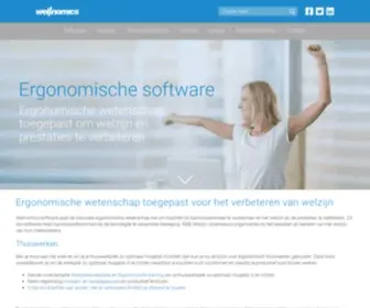 Wellnomics.nl(Ergonomische software van Wellnomics verbetert welzijn) Screenshot