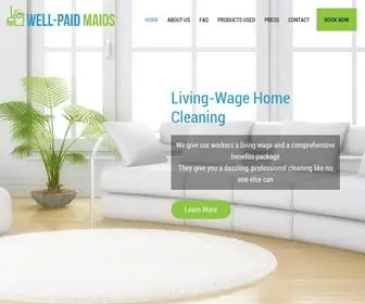 Wellpaidmaids.com(Well-Paid Maids) Screenshot