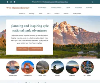 Wellplannedjourney.com(National Park Blog) Screenshot
