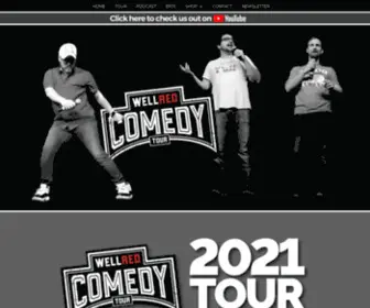 Wellredcomedy.com(WellRED Comedy Tour featuring Trae Crowder (Liberal Redneck)) Screenshot
