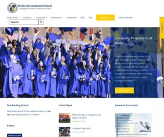 Wells-School.com(Wells International School) Screenshot