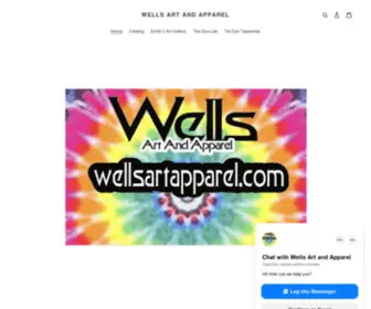 Wellsartapparel.com(Wells Art And Apparel) Screenshot