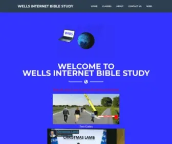 Wellsbiblestudy.com(Wells Internet Bible Study) Screenshot