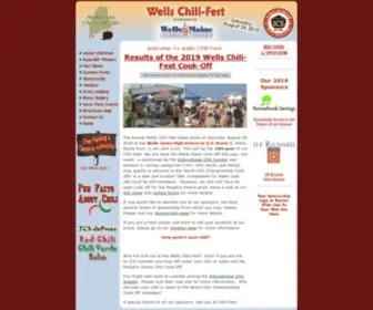 Wellschilifest.com(Wells, Maine ChiliFest, Chili-Fest, Maine Chili Fest, Wells Chamber Of Commerce Chilifest, Wells Chili Festival) Screenshot