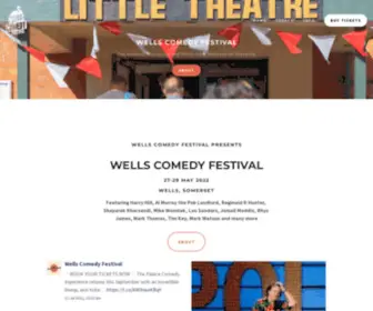 Wellscomfest.com(Stand-up comedy in Somerset at the Wells Comedy Festival) Screenshot