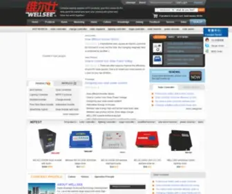 Wellsee.cc(Wind generators solar controller) Screenshot