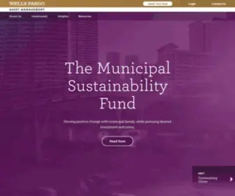 Wellsfargoadvantagefunds.com(Wells Fargo Asset Management) Screenshot