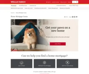 Wellsfargomortgage.com(Home Mortgage Loans & Financing) Screenshot