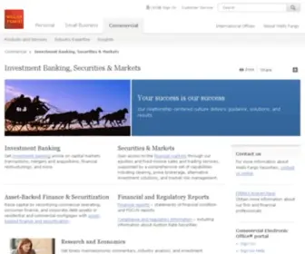 Wellsfargosecurities.com(Corporate & Investment Banking) Screenshot