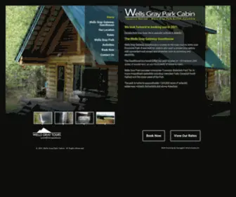 Wellsgrayparkcabins.com(Wells Gray Park Cabins) Screenshot