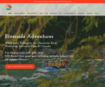 Wellsgrayrafting.ca(Riverside Adventure) Screenshot