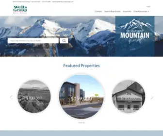 Wellsgroupmountainresort.com(Wells Group) Screenshot