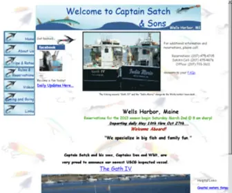 Wellsharbor.com(Capt Satch & Sons) Screenshot