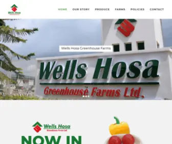 Wellshosa.com(Wells Hosa Greenhouse FarmsWells Hosa Greenhouse Farms) Screenshot