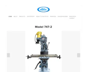 Wellsindex.com(Wells-Index Milling Machines) Screenshot