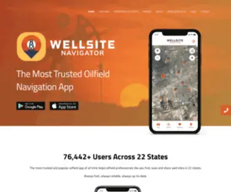 Wellsitenavigator.com(The Most Popular Oilfield Navigation App) Screenshot