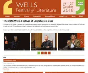 Wellslitfest.org.uk(Our 2021 Festival is taking shape) Screenshot