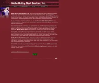 Wellsmccoysteel.com(Wells/McCoy Steel Services) Screenshot