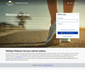 Wellspanwellness.org(The page cannot be displayed) Screenshot