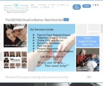 Wellspouse.org(Well Spouse Association) Screenshot