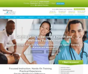 Wellspring.edu(Health, Fitness, & Wellness Career Education) Screenshot