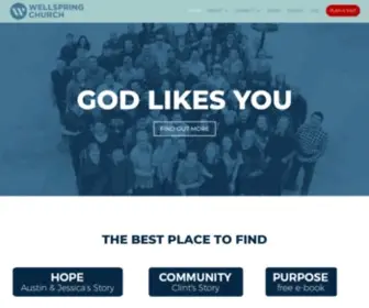 Wellspringdfw.org(Wellspring Church North Richland Hills) Screenshot