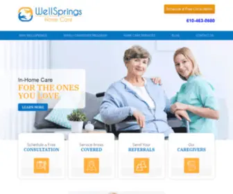 Wellspringshomecare.com(WellSprings Home Care) Screenshot