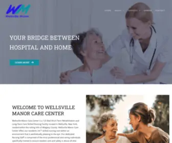 Wellsvillemanorcarecenter.com(Network Solutions) Screenshot