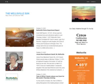 Wellsvillesun.com(THE WELLSVILLE SUN) Screenshot