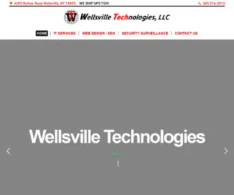 Wellsvilletechnologies.com(Computer Repair) Screenshot