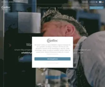 Welltec-Wasser.de(Wasserspender für Unternehmen) Screenshot