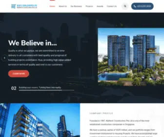 Welltech.com.sg(Welltech Construction Pte Ltd) Screenshot