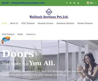 Welltechsystems.com(Top Grade uPVC Windows Manufacturers Welltech pest solutions) Screenshot