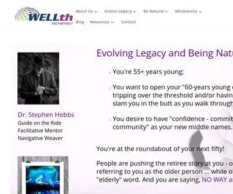 Wellthmovement.com(Evolving Your Legacy Elder Mentor Celebrant Weaver Magnificant) Screenshot