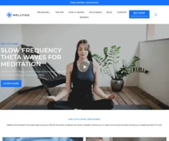 Welltiss.com(Natural Stress Relief And Sleep Aid Wearable) Screenshot