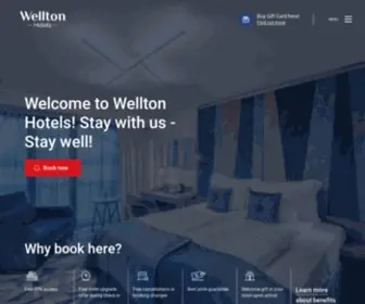 Wellton.com(Hotels Riga) Screenshot