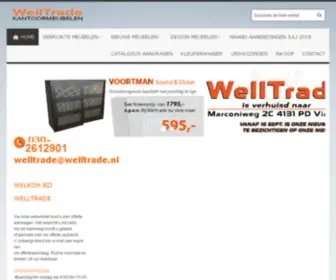 Welltrade.nl(Welkom Bij Welltrade Kantoormeubelen) Screenshot