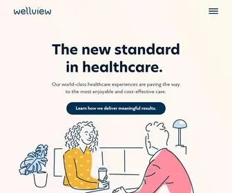 Wellviewhealth.com(Wellview) Screenshot