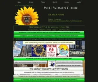 Wellwomenclinic.ca(Well Women Clinic) Screenshot