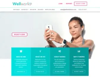 Wellworksforyou.com(Corporate Wellness and Employee Health) Screenshot
