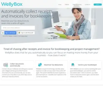 Wellybox.com(The Best Receipt App for Businesses) Screenshot