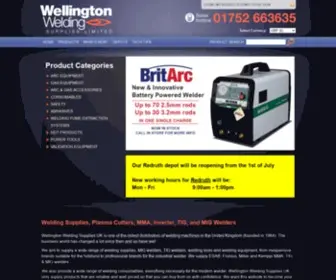 Wellyweld.com(Welding Supplies) Screenshot