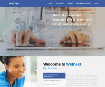 Welnext.com(Insurance Website) Screenshot