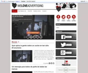 Weloveadvertising.es(We Love Advertising) Screenshot
