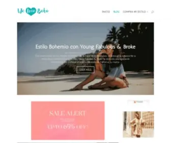 Weloveboho.com(We Love Boho) Screenshot