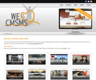 Welovecmsms.com(Welcome, CMS Made Simple Lovers) Screenshot