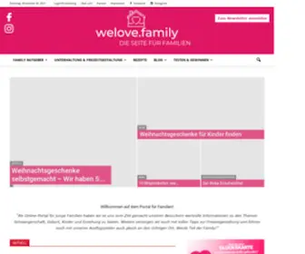 Welove.family(Startseite) Screenshot