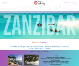 Weloveholidays.co.za(We Love Holidays) Screenshot