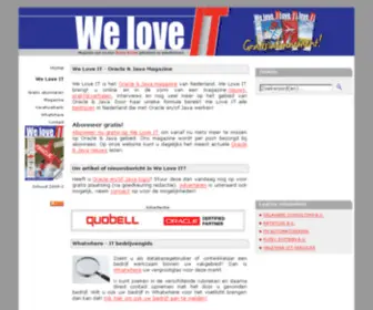 Weloveit.nl(Oracle & Java magazine) Screenshot
