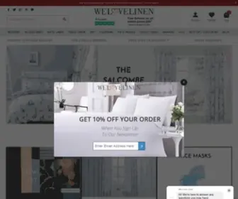 Welovelinen.com(We Love Linen) Screenshot